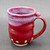 Ruby Red Mug with Nuka, roughly 12-14oz. size (SK0239)