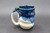 Spiral Nuka Cobalt Mug with extra cobalt, roughly 14-16oz size, (SK0387)