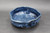 Funky Serving Vessel, Dark Nuka Cobalt, Roughly 9" wide by 3" tall, SK0406