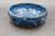 Lovely Low Bowl, Dark Nuka Cobalt with extra cobalt, Roughly 8" wide by 2.5" tall, (SK0412)