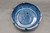 Lovely Low Bowl, Dark Nuka Cobalt with extra cobalt, Roughly 8" wide by 2.5" tall, (SK0412)