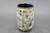 Lunar/Asteroid Cup, Black and Blue Interior, roughly 12-14 ounces (SK00487)