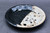 Moon Salad Plate, Glossy Black, roughly 8.25" Diameter, 100% Food-Safe (SK000488)