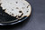 Moon Salad Plate, Glossy Black, roughly 8.25" Diameter, 100% Food-Safe (SK000489)
