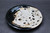Moon Salad Plate, Glossy Black, roughly 8.25" Diameter, 100% Food-Safe (SK000490)