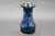 Dark Nuka Cobalt Vase, roughly 7.25" tall by 4" wide (SK000502)