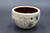 Lunar/Asteroid scoop bowl, Ruby Red Interior, roughly 10 ounces (SK00568)