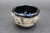 Lunar/Asteroid scoop bowl, Black and Blue Interior, roughly 10 ounces (SK00571)