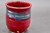 Ruby Red Mug with Copper, roughly 10-12oz. size (SK0574)