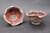 Pair of Brushed Bowls, Smaller Dessert Sizes, roughly 8oz. (SK0583)