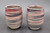 Pair of Brushed Cups, roughly 10-12oz sizes (SK0576)
