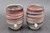 Pair of Brushed Cups, roughly 10-12oz sizes (SK0576)