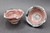 Pair of Brushed Bowls, Smaller Dessert Sizes, roughly 8oz. (SK0585)