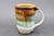 Spiral Nuka Iron Mug w/Copper Green Accents, roughly 15-16oz. size(SK0590)