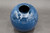 Dark Nuka Cobalt Orb Vase, roughly 5.5 in. tall by 5.5 in. wide (SK0597)