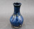 Dark Nuka Cobalt Bud Vase, roughly 5.5 in. tall by 3 in. wide (SK0601)