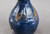 Dark Nuka Cobalt Bud Vase, roughly 5.5 in. tall by 3 in. wide (SK0602)