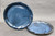 Pair of Dinner Plates, Dark Nuka Cobalt, 10.5" diameter, (SK0609)