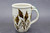 Collaborative Mug, Glazed by Sienna, Roughly 15-16 oz. size, (SK0616)