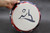 Dinner Plate, Splashy Experimental Style, roughly 8" wide (SK0652)