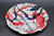 Dinner Plate, Splashy Experimental Style, roughly 8" wide (SK0653)