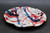 Dinner Plate, Splashy Experimental Style, roughly 8" wide (SK0654)