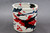 Kitchen Tool Canister, Splashy Red, Roughly 5" wide x 5" tall (SK0648)