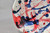Salad Plate, Splashy Experimental Style, roughly 8" wide (SK0657)