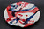 Salad Plate, Splashy Experimental Style, roughly 8" wide (SK0659)