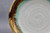 Salad Plate, Nuka Iron w/Copper Green, roughly 8" wide (SK0662)
