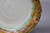 Salad Plate, Nuka Iron w/Copper Green, roughly 8" wide (SK0664)