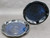 Pair of Dinner Plates, Dark Nuka Cobalt, 10.5" diameter, (SK0669)