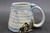 Mountain Mug, Water and Bird Design, roughly 16 oz. size (SK0677)