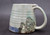 Mountain Mug, Water and Northern Lights Design, roughly 15-16oz. size (SK0689)