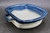 Oval, Medium Square Baker, Nuka Cobalt, roughly 2.5" Tall by 7.5" Wide Interior Dimensions Between Handles, and 10.5" Exterior Width Including the Handles (SK0700)