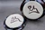 Pair of Stackable Salad Plates, Cosmic Spiral Glaze, 8" diameter, (SK0711)