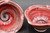 Pair of Brushed Bowls, Smaller Dessert Sizes, roughly 8oz. (SK0736)