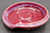 Ruby Red Spoon Rest with Nuka Rim, roughly 5.25" by 1.5" (SK0760)