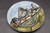 Mountain Dinner Plate, Clear with Glaze Washes, 10.75" diameter, (SK0766)