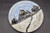 Mountain Dinner Plate, Clear with Glaze Washes, 10.75" diameter, (SK0769)