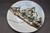 Mountain Dinner Plate, Clear with Glaze Washes, 10.75" diameter, (SK0770)