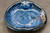 Dark Nuka Cobalt Spoon Rest, roughly 5" wide by 1.25" tall (SK0774)