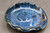 Dark Nuka Cobalt Spoon Rest, roughly 5" wide by 1.25" tall (SK0775)