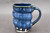 Spiral Mug, Dark Nuka Cobalt, roughly 14-15oz size, (SK0789)