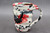 Splashy Red Spiral Mug, roughly 17-18oz size, (SK0792)