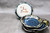 Set of 4 Dinner Plates, Dark Nuka Cobalt, 8" diameter, (SK0797)