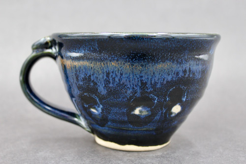 Latte Mug, Dark Nuka Cobalt, roughly 14oz size, (SK0523