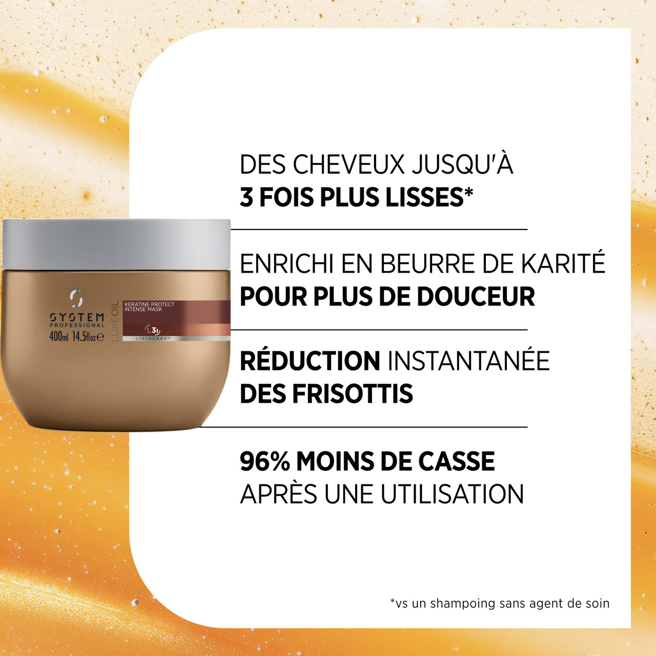 Luxe Oil Keratin Restore Mask System Professional 400ml