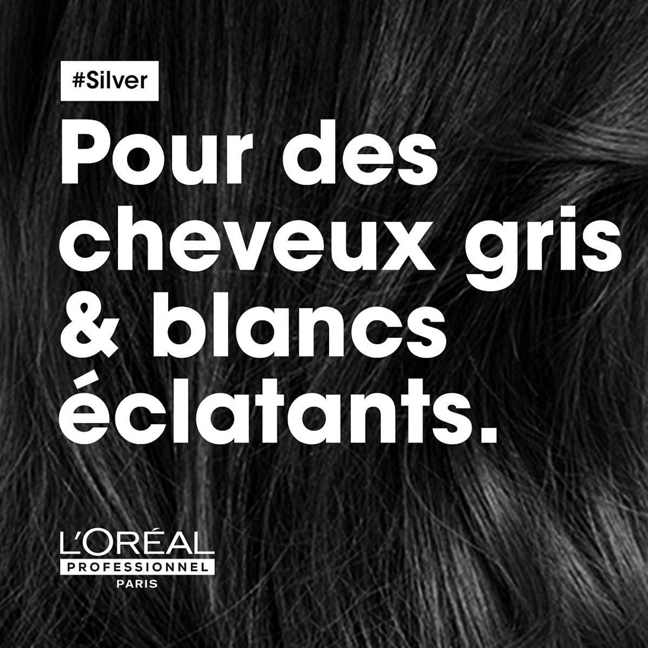 Silver Shampooing Déjaunisseur Pour Cheveux Gris L'Oréal 500ml