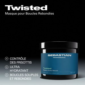 Masque Curl Twisted Sebastian 500ml - hairStore.fr